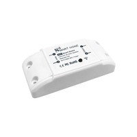 Sakelar WiFi Mini Pintar Tuya, Kontrol Suara & Aplikasi, Pengatur Waktu, Tersembunyi, Tahan Air IP20, 10A AC 100-240V 50-60Hz, Bahan ABS+PC
