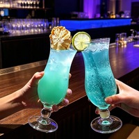Nouveau Verre à Cocktail Hurricane Anti-fuite Design Moderne Verre à Boissons Multifonctionnel Haut de Gamme pour Jus et Bière