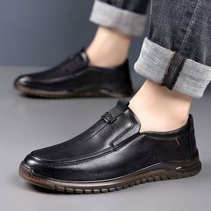 Mocasines Casuales para Hombre, Transpirables y Ligeros, con Parte Superior de Cuero Vacuno, Suela de TPR, Forro de Malla, Antideslizantes y Absorbentes del Sudor - Product Image 6