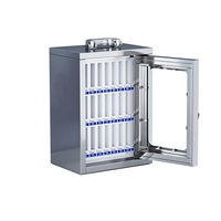 Casier de rangement intelligent pour téléphones portables en acier inoxydable 304 professionnel avec serrure électronique pour la confidentialité des employés