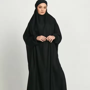Dubai Modest Khimar Hijab Abaya <strong>Elastic</strong> One Piece Nida Muslim Prayer <strong>Dress</strong> for Jilbab Casual French Indonesia Islamic Clothing - Product Image 2
