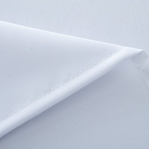 Anpassbare weiße rechteckige Polyester-Tischdecke Orientalischer Stil Anpassbare Tischdecke für Restaurant partys Gewebte Technik - Product Image 5