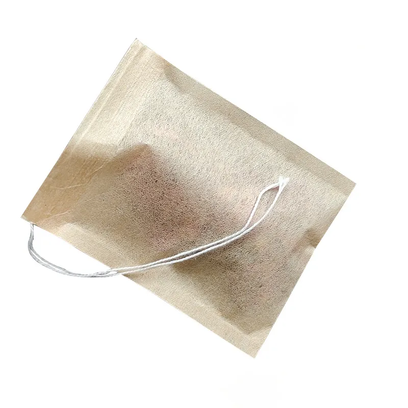 100 pièces de sachets de thé vides pour thé en vrac sachet filtre à thé en papier non blanchi naturel