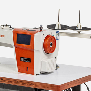 Machine à coudre à point droit informatisée Siruba Dl7500 neuve : mécanisme d'alimentation par aiguille, dispositif <span class=keywords><strong>de</strong></span> coupe des bords et interface tactile - Product Image 6