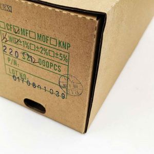 Whole -Sale MF1/2W-220ohm1% T52 1/2W Resistors Metal Film Resistors 220ohm 1% 1/2W - Product Image 1