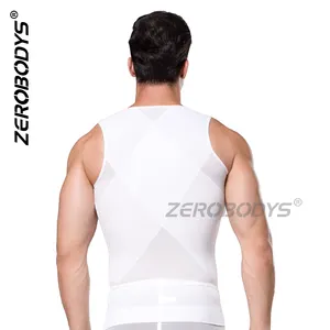 W088 180g Malla Cremallera N Ganchos Body Shaper Hot Ultra Body Shaper para hombres