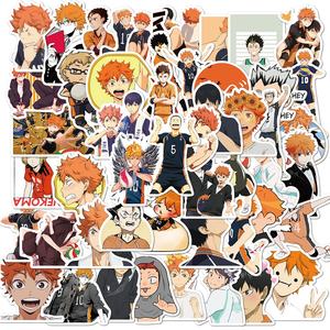 50ชิ้นอะนิเมะการ์ตูนตกแต่งสติกเกอร์กราฟฟิตีสำหรับเด็กเด็กโน๊ตบุ๊คกระเป๋าแล็ปท็อปสติกเกอร์ไวนิลอะนิเมะ - Product Image 4