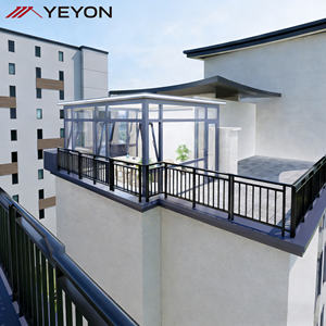 Solárium Residencial de Techo Plano con Estructura de Aluminio y Cristal Low-E, Diseño Ecológico para Terraza de Villa y Ocio al Aire Libre - Product Image 3