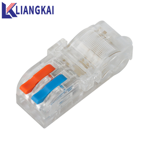 Conector de Cable Eléctrico Rápido Liangkai, Bloque de Terminales de Cableado sin Pelado, No Destructivo, <span class=keywords><strong>1P</strong></span>, Cobre y Latón - Product Image 1