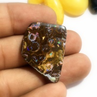 Mix Stone Lot Larimar/Boulder Opal/Bernstein/Pieter site Lose Edelstein Plain Polished Cabochon Großhandels preis pro Karat