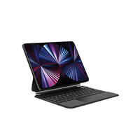 iPad 10. Nesil 10.9 için Arkadan Aydınlatmalı Dokunmatik Yüzeyli Hepsi Bir Arada TPU Deri iPad Klavye Kılıfı, Entegre Tam Koruma Kılıfı BT