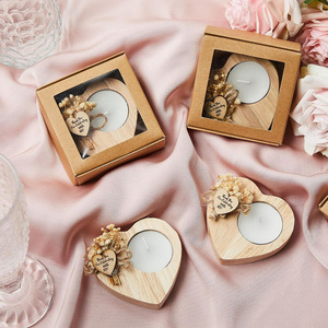 Hình Trái Tim Bằng Gỗ Candleholders Đơn Giản Nông Thôn Bảng Đồ Trang Trí Cho Đám Cưới Lễ Tạ Ơn Kỷ Niệm Đảng Gỗ Ủng Hộ Trang Trí Nội Thất - Product Image 5