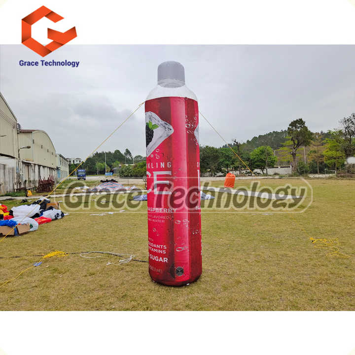Custom Inflatable Juice Bottle PVC Material Inflatable Drink Bottle ...