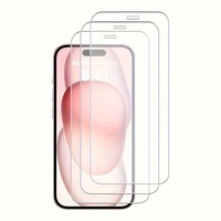 3 films de protection d'écran en verre trempé compatibles avec iPhone 11 12 13 14 15 16 17 Pro Max 17 Air 14 15 16 Plus