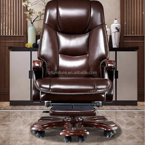 Chaise de bureau moderne pour PDG avec pédale de massage inclinable ergonomique pour le bureau à domicile - Product Image 3