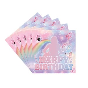 Ensemble de vaisselle sur le thème de Taylor Swift, 60-80 pièces, décorations d'anniversaire, assiettes jetables, gobelets, serviettes, nappe - Product Image 5