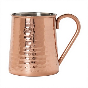 Tazas de Cobre Martillado para Moscow Mule, con Revestimiento de Acero Inoxidable, Hechas a Mano, para Cerveza, Pub, Bar - Product Image 1