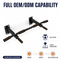 Barre de traction réglable en acier AOLEI Q8621 pour entraînement de fitness à domicile