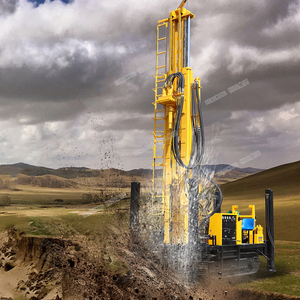 Water Well Borehole Portable Pneumatic Diesel drilling Crawler machine <strong>rigs</strong> - Product Image 6
