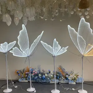 Wedding props LED light butterfly decor giant butterfly decorations 3d hanging butterfly decorations for sale