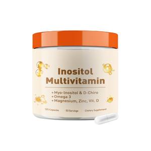 Suplemento Multivitamínico para Saúde Feminina LIFEWORTH, Cápsulas com Myo-Inositol, D-Chiro, Ômega-3, Vitamina D3 e Zinco para Adultos - Product Image 1