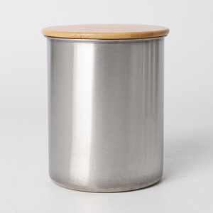 Boîtes de rangement hermétiques haut de gamme personnalisées en acier inoxydable ensemble de bidons de cuisine au design moderne pour le thé, le <span class=keywords><strong>sucre</strong></span>, le café et les aliments écologiques - Product Image 5