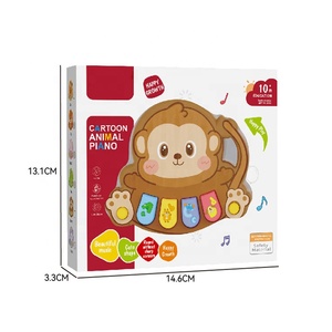 Thiết kế mới phim hoạt hình nhạc cụ hộp Đàn piano đồ chơi trẻ em sáng lên Đồ chơi giáo dục cho trẻ em Quà tặng - Product Image 6