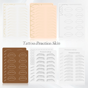 Piel de Práctica de Silicona de Doble Cara Blanca para Microblading, Herramienta de Entrenamiento para Tatuaje de Cejas PMU, Logotipo Personalizado - Product Image 6