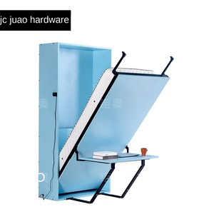 <span class=keywords><strong>Bureau</strong></span>-<span class=keywords><strong>lit</strong></span> Murphy <span class=keywords><strong>avec</strong></span> support pliable pour livres et accessoire relevable télécommandé, intégration multifonctionnelle - Product Image 4