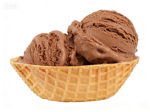 Cônes gaufrettes vegan à fond plat, garnitures croustillantes de taille mini pour gelato, soft serve, chocolat original, charbon de bambou noir - Product Image 2