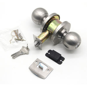 Cerradura De Pomo De Alta Calidad, cerradura De puerta <span class=keywords><strong>Tubular</strong></span> cilíndrica, cerradura De perilla De puerta De cilindro De latón, cerradura De puerta De perilla tradicional - Product Image 4
