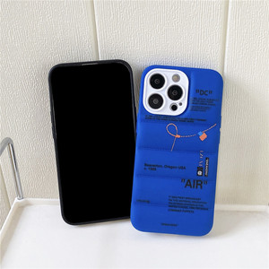 Étuis pour téléphone en forme de baskets, d'blouson matelassé, de chaussures de sport, de <span class=keywords><strong>manteau</strong></span> matelassé, pour iPhone 15 Plus 11 12 14 13 Pro X XS Max XR TPU - Product Image 3