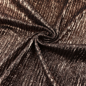 Velours lavé 100% polyester froissé avec feuille d'or <span class=keywords><strong>pour</strong></span> robes, gowns, écharpes, jouets DIY et vêtements de cérémonie - Product Image 4