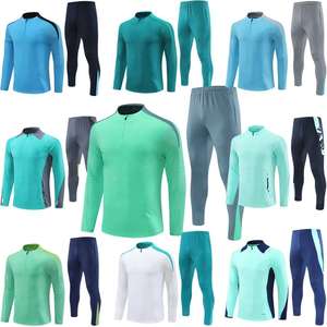 Setelan Latihan Sepak Bola Berkualitas Tinggi yang Dapat Disesuaikan, Pakaian Sepak Bola Pria Grosir Jersey Lengan Panjang Ukuran XL Tracksuit Logo 100% - Product Image 2