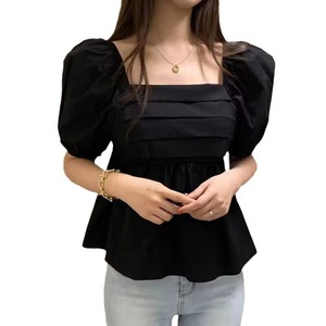 Nuevo Diseño de Blusas para Salir, Blusas con <span class=keywords><strong>Volantes</strong></span> Más Vendidas para Mujer, <span class=keywords><strong>Camiseta</strong></span> de Verano de Manga Corta - Product Image 5