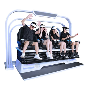 Simulateur de cinéma VR 9D, jeu de simulation de vol 4D avec plateforme de mouvement intérieure/extérieure, simulateur AR/MR en aluminium et acier durable, fonctionnement à un clic - Product Image 6