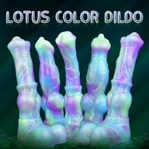 Dildo de caballo de silicona suave con forma de pene animal, con nudo de armadura grueso y ventosa, estimulador anal, juguete sexual para mujeres y hombres - Product Image 2