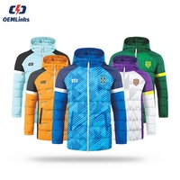 Veste matelassée décontractée personnalisée par sublimation, veste matelassée unisexe, veste chaude, doudoune d'hiver pour homme, veste matelassée, doudoune