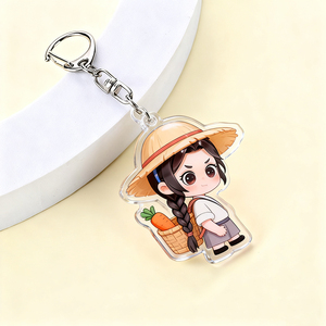 Không có tối thiểu tùy chỉnh <span class=keywords><strong>Acrylic</strong></span> Keychain khoảng trống sinh thái thân thiện phim hoạt hình nhựa Keychain Epoxy <span class=keywords><strong>Acrylic</strong></span> quyến rũ tùy chỉnh - Product Image 2