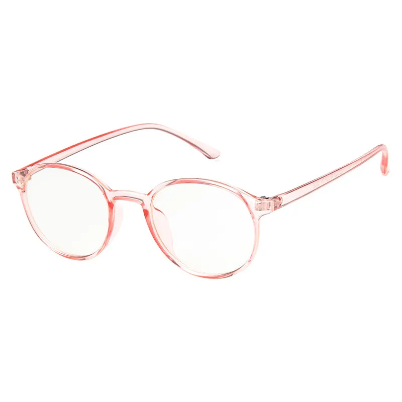 2423 Vintage Ronde Doorzichtige Brillen Zonder Recept Voor Dames Heren