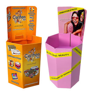 Exhibidores de Cartón Plegables Personalizados para Puntos de Venta, Contenedores de Gran Volumen para Tiendas de Abarrotes, Contenedores de Cartón Corrugado para Promociones de Temporada - Product Image 3