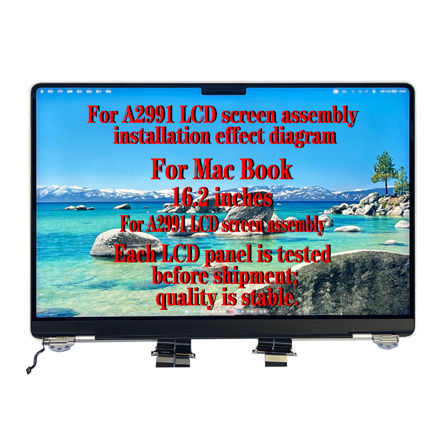 Wholesale for MacBook Pro 2023 New Laptop A2991 LCD Screen Assembly Upper Half A2991 Monitor Screen 16.2 Inch LCD Screen