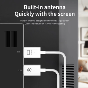 Tương thích với điện thoại di động Tablet <span class=keywords><strong>PC</strong></span> 50m đo P2P điểm đến điểm Khoảng cách truyền dẫn phản ánh màn hình không dây đúc Dongle - Product Image 2