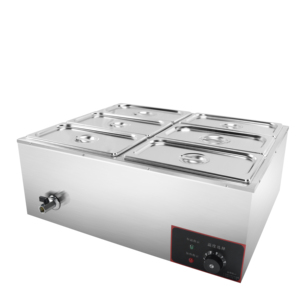 Chauffe-plats électrique en acier inoxydable pour restaurant, cantine, traiteur, équipement de service, bain-<span class=keywords><strong>marie</strong></span> - Product Image 1