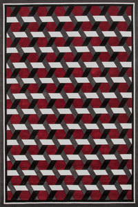 Tapis en laine de Nouvelle-Zélande fait main à motifs personnalisés, tapis moderne de designer fait main pour la décoration intérieure, l'hôtellerie - Product Image 3