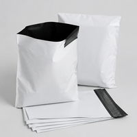 Enveloppes d'expédition en polyéthylène blanches auto-adhésives de 5x7 pouces, sacs d'expédition en plastique, petites enveloppes de coursier, vente en gros