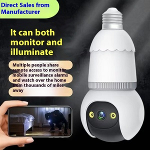 Tuya 360 cao màn hình an ninh nhà hệ thống tầm nhìn ban đêm ánh sáng bóng đèn máy ảnh điện thoại di động điều khiển từ xa hệ thống - Product Image 4