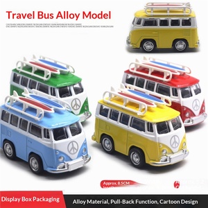 Modelo <span class=keywords><strong>de</strong></span> Autobús <span class=keywords><strong>de</strong></span> Viaje <span class=keywords><strong>de</strong></span> Aleación a Escala 1:43, Superventas Transfronterizo, Decoración para Pasteles, Caja <span class=keywords><strong>de</strong></span> Exhibición - Product Image 3