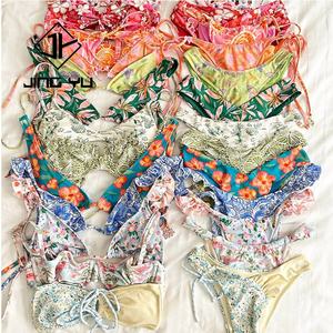 Trajes de Baño de Poliéster Reciclado con Diseño OEM, Bikini Hawaiano Estampado Personalizado de Alta Calidad - Product Image 2