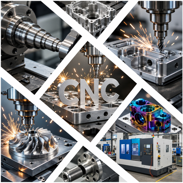 Custom CNC Machining Parts OEM Precision Aluminum Stainless Steel Brass Components for Industrial Equipment